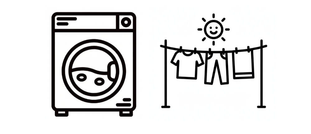 Machine Dry or Dry Outside Machine Dry or Dry Outside