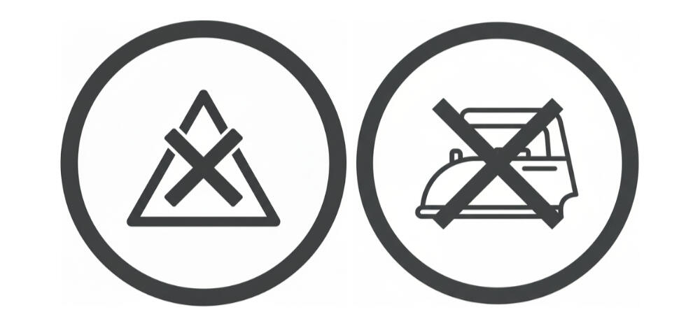 No Bleach and Iron No Bleach and Iron